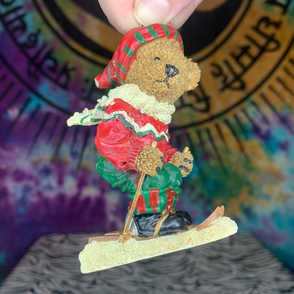 Collectible Christmas Teddy Bear Ornaments by Traditions Vintage Inspired